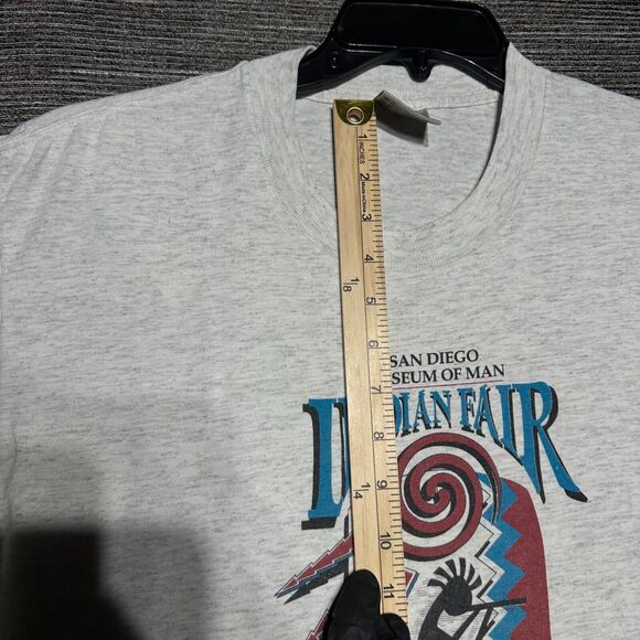 San Diego Indian Fair 1995 T Shirt Men's L Short Sleeve Museum of Man - Picture 5 of 11